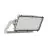 Ledvance LED Floodlight Max Radial 10 Aluminium Grey 600W 76800lm 180d - 830 Warm White | IP66 - Symmetrical