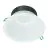 Philips LED Downlight Coreline DN142B Aluminium White 11W 1200lm 60D - 830 Warm White | Cutout 155mm - IP54 - Dimmable - White Reflector