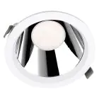 Ledvance LED Downlight Comfort Opal Aluminium 18W/15W/12W 2160lm/1800lm/1440lm 95D - 930-940 CCT | Cutout 200mm - IP44 - Best Colour Rendering - Dali Dimmable