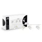 D'Lite Ceiling Light Beitem Metal Frosted White FSC Wood | Suitable For 4x GU10