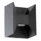 Eglo Wall Light Morino Outdoor Aluminium Anthracite/Graphite 5W 460lm - 830 Warm White